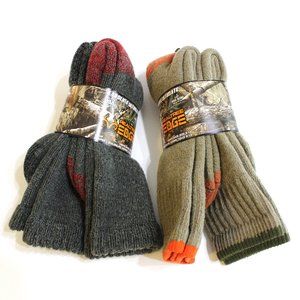 Men's Wool Blend Sock Lot Fits Shoe Size 9-13